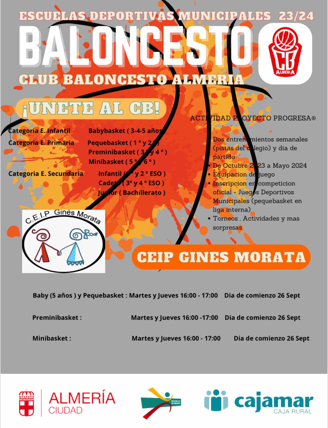 Escuelas deportivas municipales